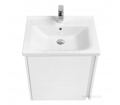 Тумба под раковину Aquaton Стоун 60 белый 1A231401SX010 