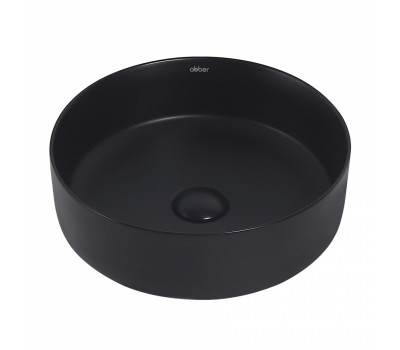 Раковина накладная ABBER Bequem AC2108MB черная матовая  Раковина накладная ABBER Bequem AC2108MB черная матовая