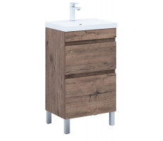 Тумба с раковиной Aquanet Нота New 50 напольная, дуб веллингтон табак 00345794 Тумба с раковиной Aquanet Нота New 50 напольная, дуб веллингтон табак 00345794