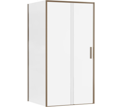 Душевой уголок Aquanet Pleasure Evo 100x90 AE65-100x90-GBT профиль золото-никель браш, прозрачное стекло 