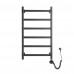 Полотенцесушитель электрический Domoterm Квадро Плюс Квадро Плюс П6 400х800 ER черный Черный, матовый Полотенцесушитель электрический Domoterm Квадро Плюс Квадро Плюс П6 400х800 ER черный Черный, матовый
