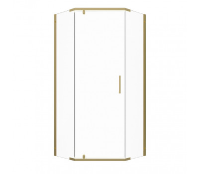 Душевая ширма Дека-Голд, 100х100, пятиугольник  Triton Щ0000073928 
