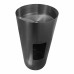 Раковина отдельностоящая ABBER Wasser Kreis AF2414GM оружейная сталь 
