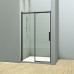 Душевая дверь Veconi Vianno VN-70, 1600x1950, черный, стекло прозрачное VN70-160-01-19C4 