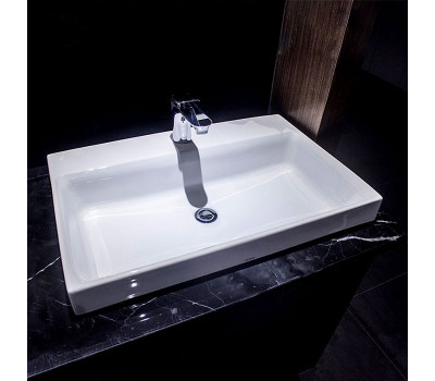 Раковина 50x46 полувстраиваемая TOTO MH LW1615CB#XW