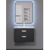 Тумба с раковиной для ванной подвесная Uperwood Modul 62х45х57 см, черная матовая 393020549 Тумба с раковиной для ванной подвесная Uperwood Modul 62х45х57 см, черная матовая 393020549