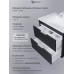 Тумба с раковиной для ванной подвесная Uperwood Modul 62х45х57 см, черная матовая 393020549 Тумба с раковиной для ванной подвесная Uperwood Modul 62х45х57 см, черная матовая 393020549