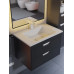 Тумба с раковиной для ванной подвесная Uperwood Modul 62х45х57 см, черная матовая 393020549 Тумба с раковиной для ванной подвесная Uperwood Modul 62х45х57 см, черная матовая 393020549