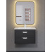 Тумба с раковиной для ванной подвесная Uperwood Modul 62х45х57 см, черная матовая 393020549 Тумба с раковиной для ванной подвесная Uperwood Modul 62х45х57 см, черная матовая 393020549
