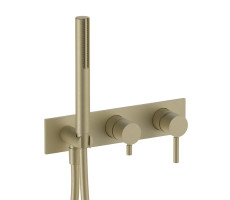 Смеситель для ванны Fantini Nostromo 50 P6 E884B Золото Смеситель для ванны Fantini Nostromo 50 P6 E884B Золото