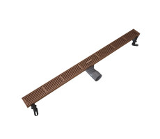 Душевой трап линейный Knotlor SDRW0800LRB бронза  