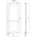 Полотенцесушитель электрический Allen Brau Infinity 120x44 с рейлингом, медь браш 