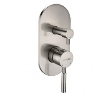 Смеситель для ванны и душа WasserKRAFT Wern 4200 4241 никель 