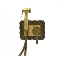 Гигиенический душ со смесителем ВИНДЗОР 10136 бронза Bronze de Luxe 