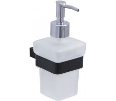 Дозатор для жидкого мыла Allen Brau Infinity 6.21006-31 белый/черный матовый 