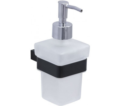 Дозатор для жидкого мыла Allen Brau Infinity 6.21006-31 белый/черный матовый 
