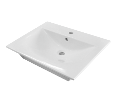 Раковина Sanita Luxe Breeze 60 WB.FN/Breeze/60-C/WHT.G/S1 белый 
