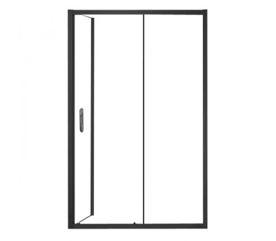 Душевое ограждение 120х80 AZARIO AZ-ND1131-R 1200 BLACK, БЕЗ ПОДДОНА, открывание направо, черный профиль Душевое ограждение 120х80 AZARIO AZ-ND1131-R 1200 BLACK, БЕЗ ПОДДОНА, открывание направо, черный профиль