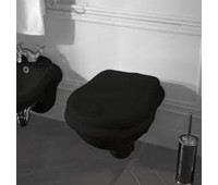 Унитаз подвесной Kerasan RETRO 101504 nero Черный (сиденье отдельно)