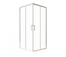 Душевая ширма Фикс-Хром 80*80, квадрат  Triton Щ0000074406 