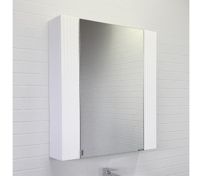 Зеркало-шкаф Comforty Лима-70 белый матовый 
