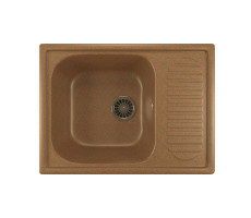 Мойка из искусственного мрамора MIXLINE ML-GM18 49x64 525145 коричневый Мойка из искусственного мрамора MIXLINE ML-GM18 49x64 525145 коричневый