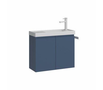Тумба с раковиной ORKA Ferla 60 подвесная, синий матовый 5004323 
