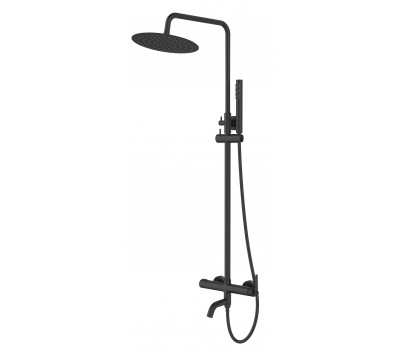 Душевая система со смесителем Bangkok Black ST250BGB ESKO 