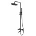 Душевая система со смесителем Bangkok Black ST250BGB ESKO 