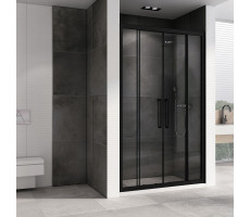 Душевая дверь ABBER Schwarzer Diamant AG33180BH черный матовый 