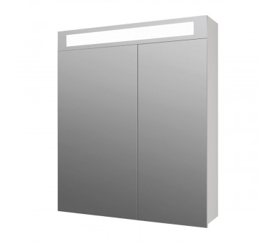 Зеркальный шкаф Dreja Uni 70 см, белый