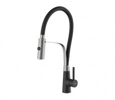 Смеситель для кухни WasserKRAFT Кухонные смесители A8417 черный матовый/хром Смеситель для кухни WasserKRAFT Кухонные смесители A8417 черный матовый/хром