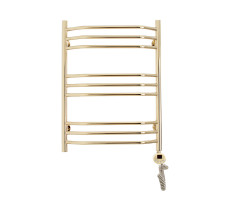 Полотенцесушитель электрический Domoterm Лаура Лаура П9 500x700 ER золото золото Полотенцесушитель электрический Domoterm Лаура Лаура П9 500x700 ER золото золото