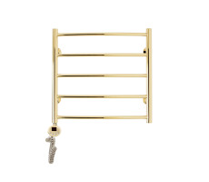 Полотенцесушитель электрический Domoterm Калипсо   Калипсо П5 500x500 EL золото золото 