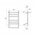 Полотенцесушитель водяной Point Аврора PN10156P П5 500x600 с полкой, хром