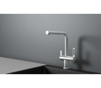 Смеситель для кухни GRANULA GR-8170, НЕРЖ, С ВЫДВИЖНЫМ ИЗЛИВОМ Смеситель для кухни GRANULA GR-8170, НЕРЖ, С ВЫДВИЖНЫМ ИЗЛИВОМ