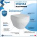 Унитаз подвесной Teymi Demi T40208 безободковый, сиденье микролифт