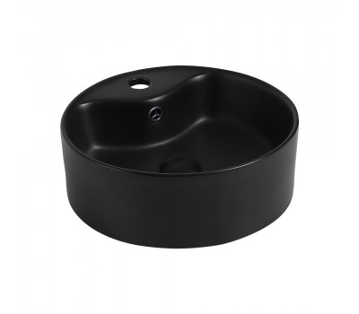 Раковина накладная ABBER Bequem AC2104MB черная матовая  Раковина накладная ABBER Bequem AC2104MB черная матовая