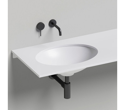 Раковина врезная снизу Salini Marea 1802111G S-Sense Белый 