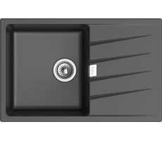 Мойка Rivelato RAUM 78 1-чаша 780*500мм RM-78 antracite Мойка Rivelato RAUM 78 1-чаша 780*500мм RM-78 antracite