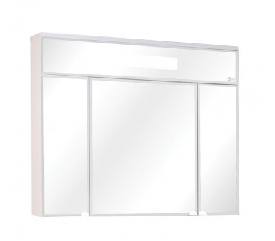 Шкаф-зеркало Onika Сигма 90 белый, c LED подсветкой 209014 Шкаф-зеркало Onika Сигма 90 белый, c LED подсветкой 209014