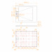 Душевой поддон прямоугольный RGW TUS-W Белый  900x1100 553702911-01  