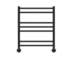 Полотенцесушитель водяной Lemark Unit LM45607BL П7 500x600, черный 