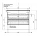 Тумба под раковину Aquanet Остин 105 белый (под раковину Стиль) 
