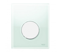 Панель смыва для писсуара, цвет: зеленое стекло/белый TECE TECEloop 9242651 