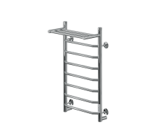 Полотенцесушитель электрический Comfysan Scola EC-8 80/50 с полкой, хром 