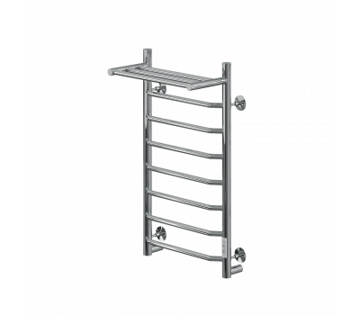 Полотенцесушитель электрический Comfysan Scola EC-8 80/50 с полкой, хром 
