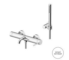 Смеситель для ванны GATTONI Circle Two 9100 91BO Белый матовый Смеситель для ванны GATTONI Circle Two 9100 91BO Белый матовый