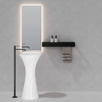 Раковина отдельностоящая ABBER Stein AS2554 белая матовая 