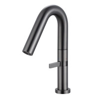 Cмеситель для раковины Knotlor SS-30/GM, оружейная сталь